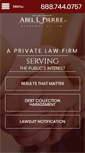 Mobile Screenshot of apierrelaw.com